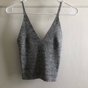 Gray Knitted Tank
